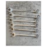 Large wrenches, one and 3/8 inch, one and a...