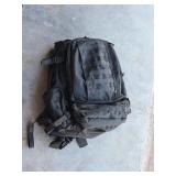 Black tactical backpack with Molly straps