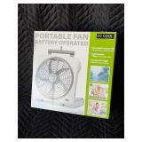 Portable fan battery operated