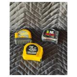 Group of 3 16 foot measuring tapes