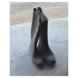 Steel shank size 8 rubber boots