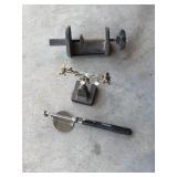 Adjustable mirror, two holder and clamp