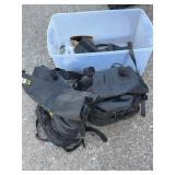 Wolf man, waterproof saddlebags for motorcycle