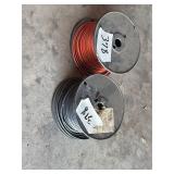 Two rolls of electric wire
