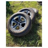 (3) Jeep wheel w/tires 225/70R18