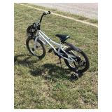 Pro rider childï¿½s bike with training wheels