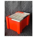 Gun parts organizer tote