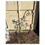 Wrought iron decorative panels