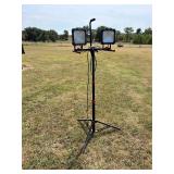 Husky dual work light with tripod stand