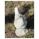 Concrete hand, damaged beak 14 inch