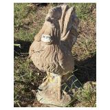 Concrete rooster 23 inches
