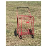 Red utility buggy