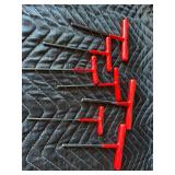 Craftsman hex key set with T handles