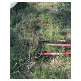 3- garden rakes