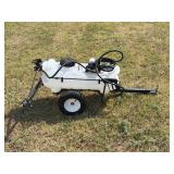 Spray rig what two GPM DC pump trailer mounted...