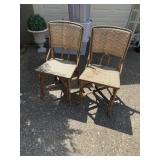 Small Bamboo Chairs (set of 2)