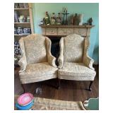 Upholstered Wingback Chairs