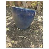 Large Cobalt Blue Outdoor Planter