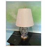 Small Blue and White Porcelain Lamp
