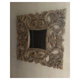 Carved Wood Mirror