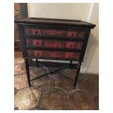 Faux Tortoise Decorative Chest