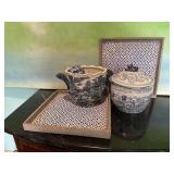 Blue and White Porcelain Planters, and more