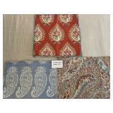 Standard Pillow Shams (2) and Eurosham (1)