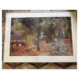 Framed Print Paul Gauguin The Bathers