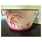 Hand Painted Tole Bucket