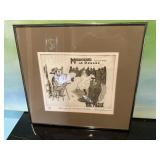 George Crionas signed Homage to Toulouse Lautrec