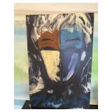 Abstract Diva Printed on Canvas