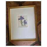 Framed Signed Priscilla Treacy Watercolor