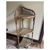 Decorative Bamboo Corner Shelf