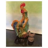 Majolica Style Rooster