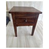 Solid Wood End Table