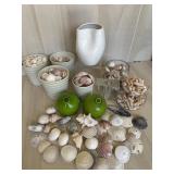 Decorative Vases and Shells