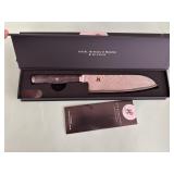 Miyabi 5000 MCD Birchwood Maple Santoku Knife 7'