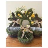 Easter Baskets and Wreath
