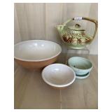 McCoy Pottery Pitcher; Bowl; and more