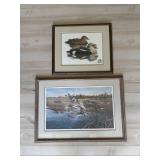 Framed Signed Numbered Larry Hayden Duck Prints