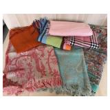 Assorted Shawls and Scarves