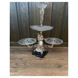 Brass Angel Statue Plate & Vase Castilian Trading