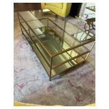 Brass and Glass Coffee Table