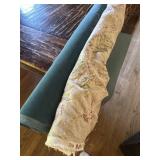 Fabric (velvet = 2 yards and floral = 4.5 yards)