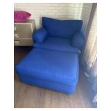 Pottery Barn Upholstered Chair and a Half