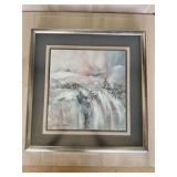 Framed Signed Painting Lambrecht