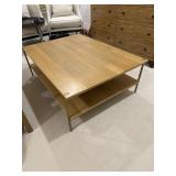 Two-tiered Wood Coffee Table