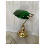 Green Bankers Desk Lamp