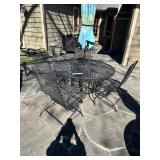 Metal Outdoor Table and Chairs