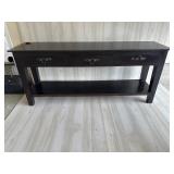 Solid Wood Console Table with Drawers